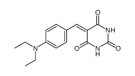 5-[4-(dimethylamino)benzylidene]-2,4,6(1H,3H,5H)-pyrimidinetrione结构式