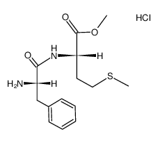 hydrochloride of methyl ester of L-phenylalanyl-L-methionine Structure