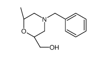 ((2R,6R)-4-BENZYL-6-METHYLMORPHOLIN-2-YL)METHANOL结构式