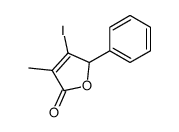 3-iodo-4-methyl-2-phenyl-2H-furan-5-one Structure