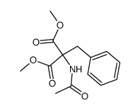 acetylamino-benzyl-malonic acid dimethyl ester Structure