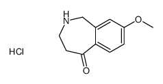 8-Methoxy-3,4-dihydro-1H-benzo[c]azepin-5(2H)-one hydrochloride Structure