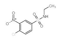 4-chloro-N-ethyl-3-nitro-benzenesulfonamide Structure