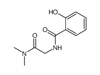 N-[2-(dimethylamino)-2-oxoethyl]-2-hydroxybenzamide结构式