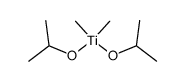 dimethyltitanium diisopropoxide Structure