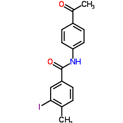 N-(4-Acetylphenyl)-3-iodo-4-methylbenzamide结构式