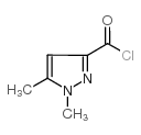 1,5-二甲基-1H-吡唑-3-羰酰氯结构式