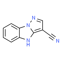 1H-Pyrazolo[1,5-a]benzimidazole-3-carbonitrile(9CI)结构式