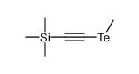 trimethyl(2-methyltellanylethynyl)silane Structure