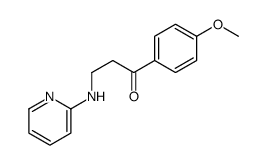 1-(4-methoxyphenyl)-3-(pyridin-2-ylamino)propan-1-one Structure