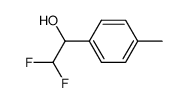2,2-difluoro-1-(4-methylphenyl)ethanol结构式