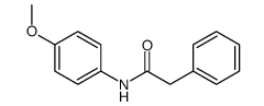 2-Phenyl-N-(4-methoxyphenyl)acetamide Structure