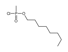 1-[chloro(methyl)phosphoryl]oxyoctane结构式