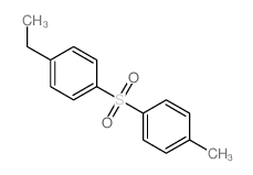 Benzene,1-ethyl-4-[(4-methylphenyl)sulfonyl]- structure