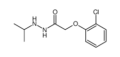 (2-Chloro-phenoxy)-acetic acid N'-isopropyl-hydrazide结构式