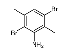 2,5-dibromo-3,6-dimethyl-aniline Structure