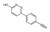 4-(6-oxo-1H-pyridazin-3-yl)benzonitrile Structure