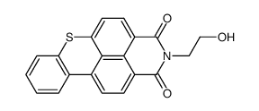 N-(2-hydroxyethyl)benzo[k,l]thioxanthene-3,4-dicarboximide结构式