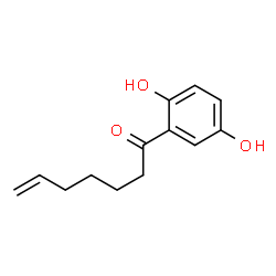 6-Hepten-1-one, 1-(2,5-dihydroxyphenyl)- (9CI) Structure