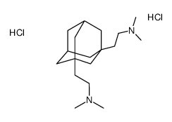 2-[3-[2-(dimethylamino)ethyl]-1-adamantyl]-N,N-dimethylethanamine,dihydrochloride Structure