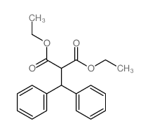 diethyl 2-benzhydrylpropanedioate Structure