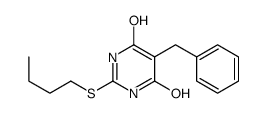 5-benzyl-2-butylsulfanyl-4-hydroxy-1H-pyrimidin-6-one Structure