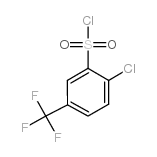 2-chloro-5-(trifluoromethyl)benzenesulfonyl chloride structure