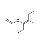 (E)-4-Acetoxy-5-iodo-4-octene Structure