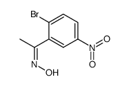 (Z)-1-(2-bromo-5-nitrophenyl)ethanone oxime Structure
