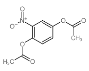 1,4-Benzenediol,2-nitro-, 1,4-diacetate结构式