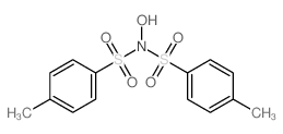 Benzenesulfonamide,N-hydroxy-4-methyl-N-[(4-methylphenyl)sulfonyl]- Structure