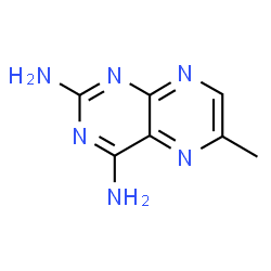 2,4-Pteridinediamine, 6-Methyl- structure