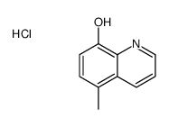 5-methylquinolin-8-ol,hydrochloride结构式