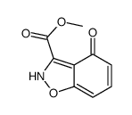 methyl 4-oxo-2H-1,2-benzoxazole-3-carboxylate结构式