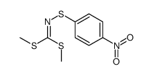 1,1-bis(methylsulfanyl)-N-(4-nitrophenyl)sulfanylmethanimine Structure
