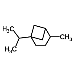 Bicyclo[3.1.1]heptane, 4-methyl-1-(1-methylethyl)- (9CI) structure