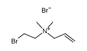 dimethylallyl-β-bromoethylammonium bromide结构式