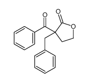 3-benzoyl-3-benzyloxolan-2-one结构式