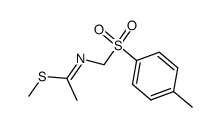 methyl N-(tosylmethyl)thioacetimidate Structure