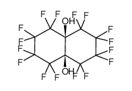 hexadecafluorobicyclo<4.4.0>decane-1,6-diol Structure