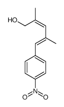 2,4-dimethyl-5-(4-nitrophenyl)penta-2,4-dien-1-ol Structure