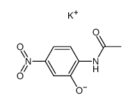 potassium salt of 3-nitro 6-acetylamino phenol结构式