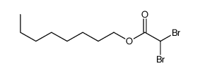 octyl 2,2-dibromoacetate Structure
