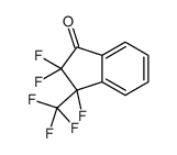 2,2,3-trifluoro-3-(trifluoromethyl)inden-1-one结构式