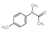 N-甲基-N-(4-甲基苯基)乙酰胺结构式