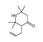 2,2,6,6-tetramethyl-3-prop-2-enylpiperidin-4-one结构式