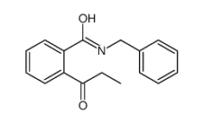 N-benzyl-2-propanoylbenzamide Structure