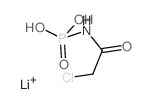 [(2-chloroacetyl)amino]phosphonic acid Structure