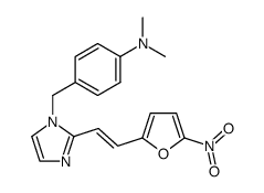 1-(4-N,N-dimethylaminobenzyl)-2-[2-(5-nitro-2-furyl)vinyl]imidazole Structure