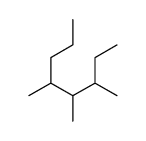 3,4,5-trimethyloctane Structure